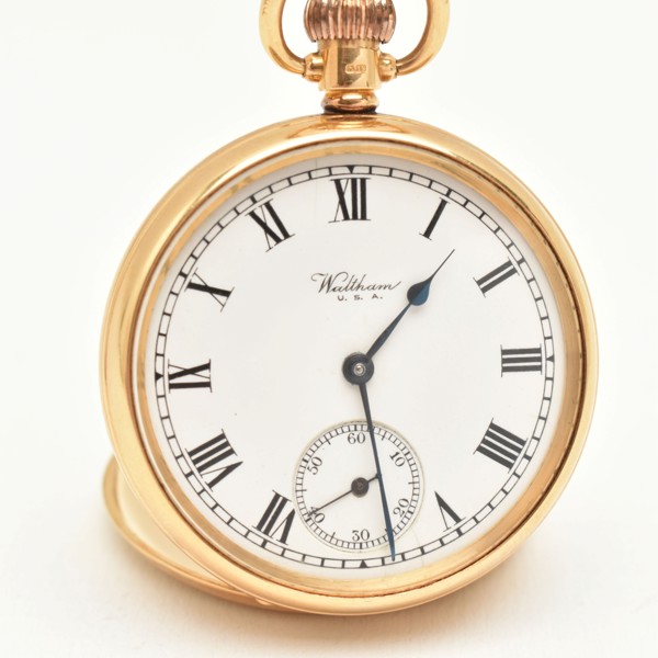 18Ct Gold Waltham Pocket Watch Sold £1,400