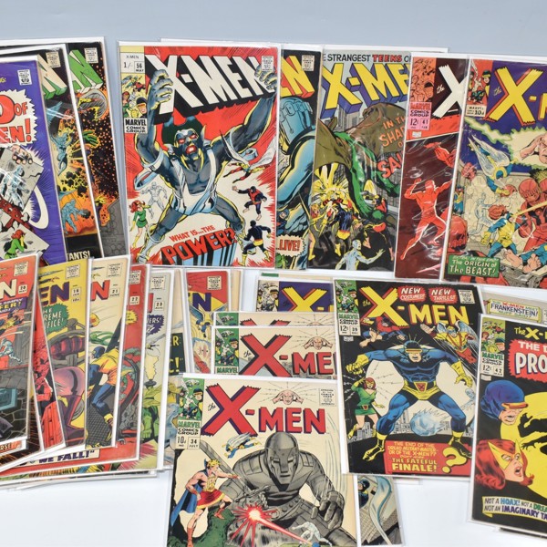 Collection Of X Men Marvel Comics Sold £1,300