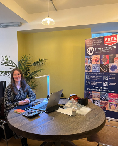 Gemmologist Georgina Southam offers free valuations of jewellery, watches and gold at The Auction Café.