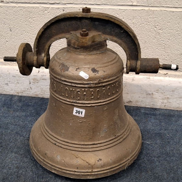 Painted Cast Bronze Bell Taylor & Co Loughborough Sold £400