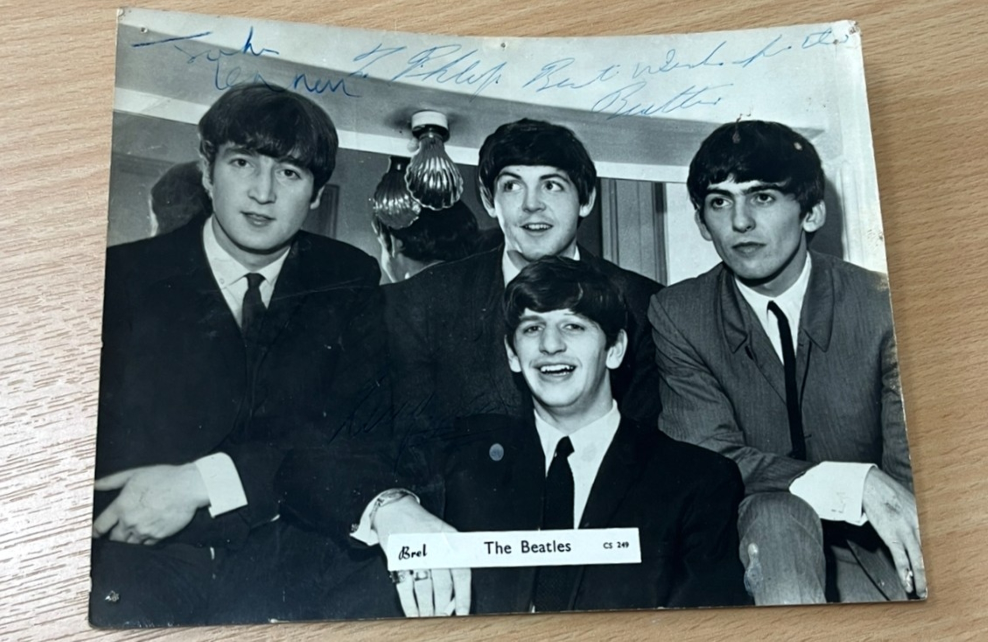 Beatles Autographs Front Web